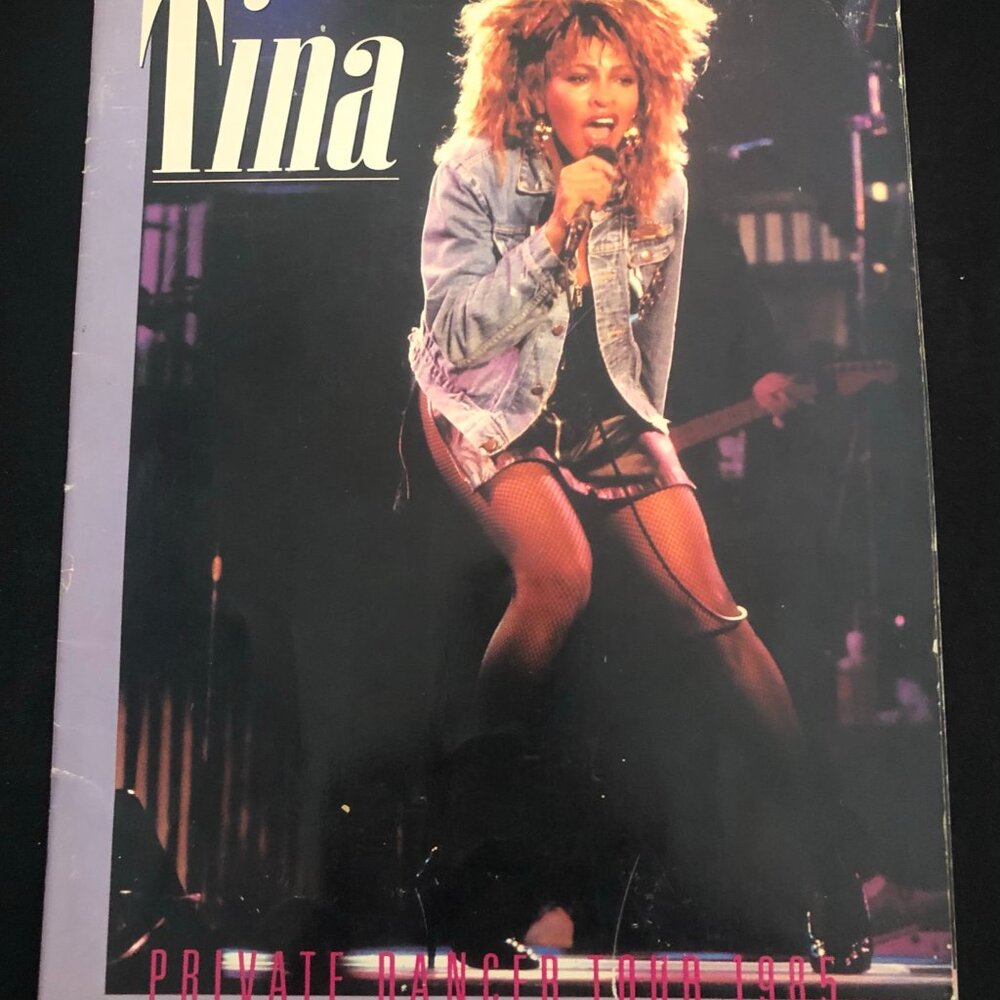 Tina Tuner Private Dancer Concert Tour 1985 Booklet - Vintage